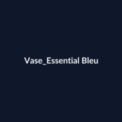 Vase Essential Bleu fiche