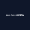 Vase Essential Bleu fiche