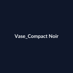 Vase Compact Noir fiche