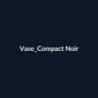 Vase Compact Noir fiche