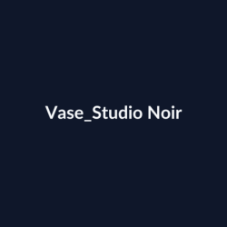 Vase Studio Noir fiche