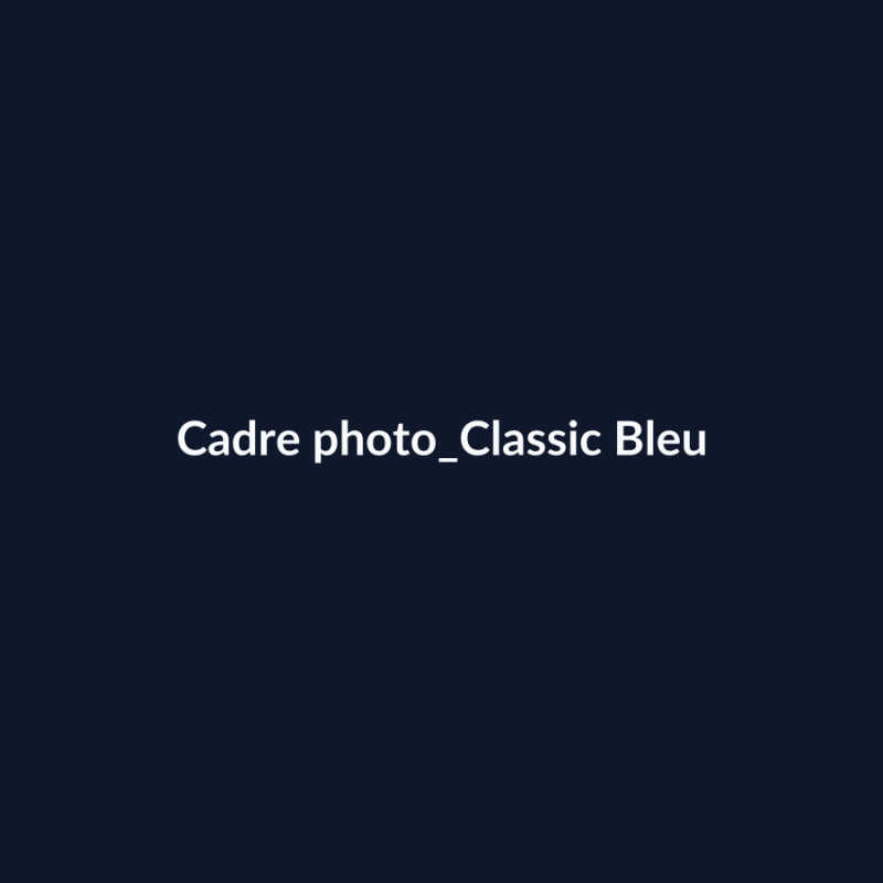 Cadre photo Classic Bleu fiche