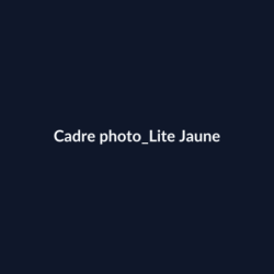 Cadre photo Lite Jaune fiche