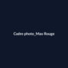Cadre photo Max Rouge fiche