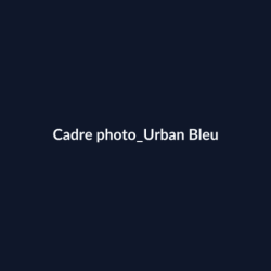 Cadre photo Urban Bleu fiche