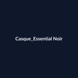 Casque Essential Noir fiche