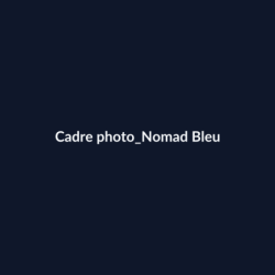 Cadre photo Nomad Bleu fiche