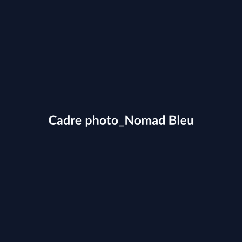 Cadre photo Nomad Bleu fiche