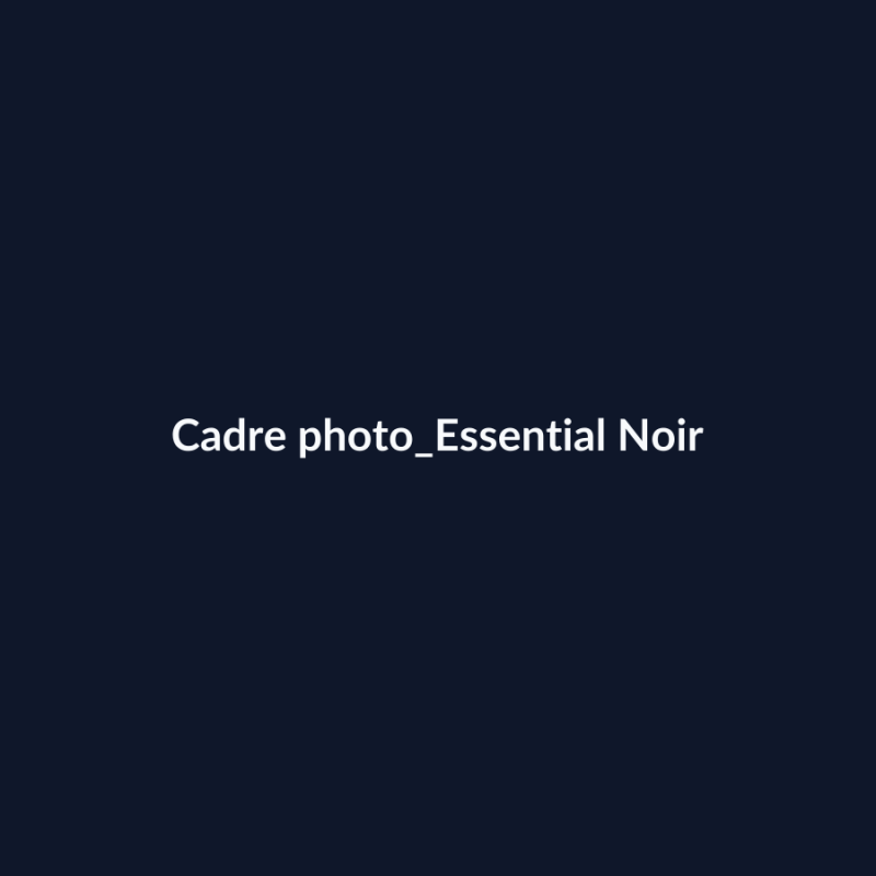 Cadre photo Essential Noir fiche