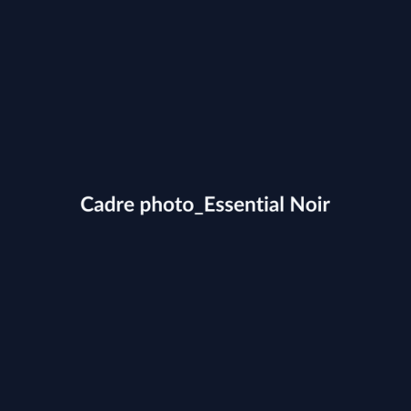 Cadre photo Essential Noir fiche
