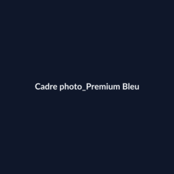 Cadre photo Premium Bleu fiche