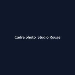 Cadre photo Studio Rouge fiche