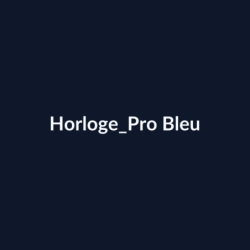 Horloge Pro Bleu fiche