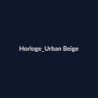 Horloge Urban Beige fiche