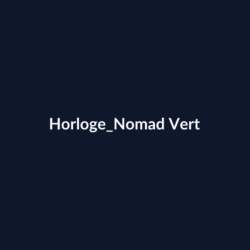 Horloge Nomad Vert fiche