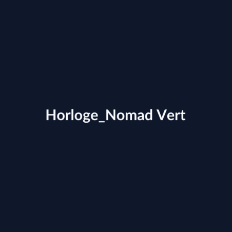 Horloge Nomad Vert fiche