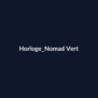 Horloge Nomad Vert fiche