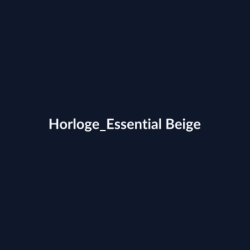 Horloge Essential Beige fiche