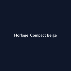 Horloge Compact Beige fiche