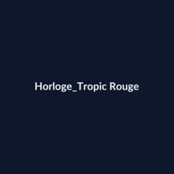 Horloge Tropic Rouge fiche
