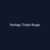 Horloge Tropic Rouge fiche