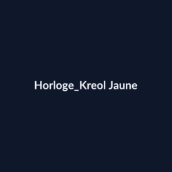 Horloge Kreol Jaune fiche