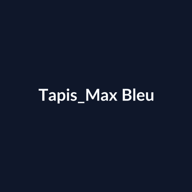 Tapis Max Bleu fiche
