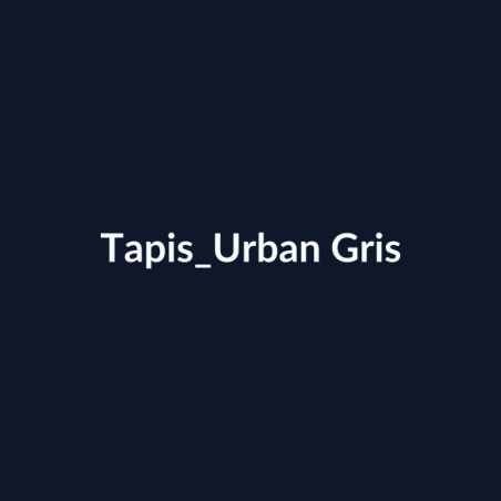 Tapis Urban Gris fiche