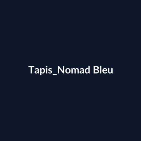 Tapis Nomad Bleu fiche