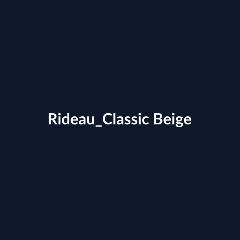 Rideau Classic Beige fiche