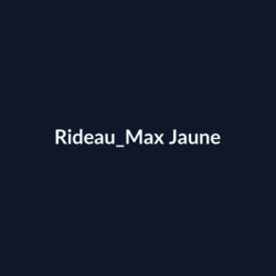 Rideau Max Jaune fiche