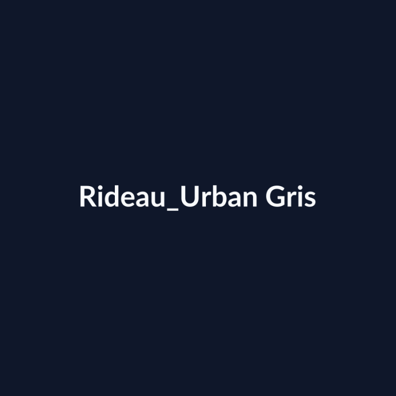 Rideau Urban Gris fiche