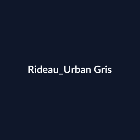 Rideau Urban Gris fiche
