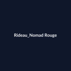 Rideau Nomad Rouge fiche