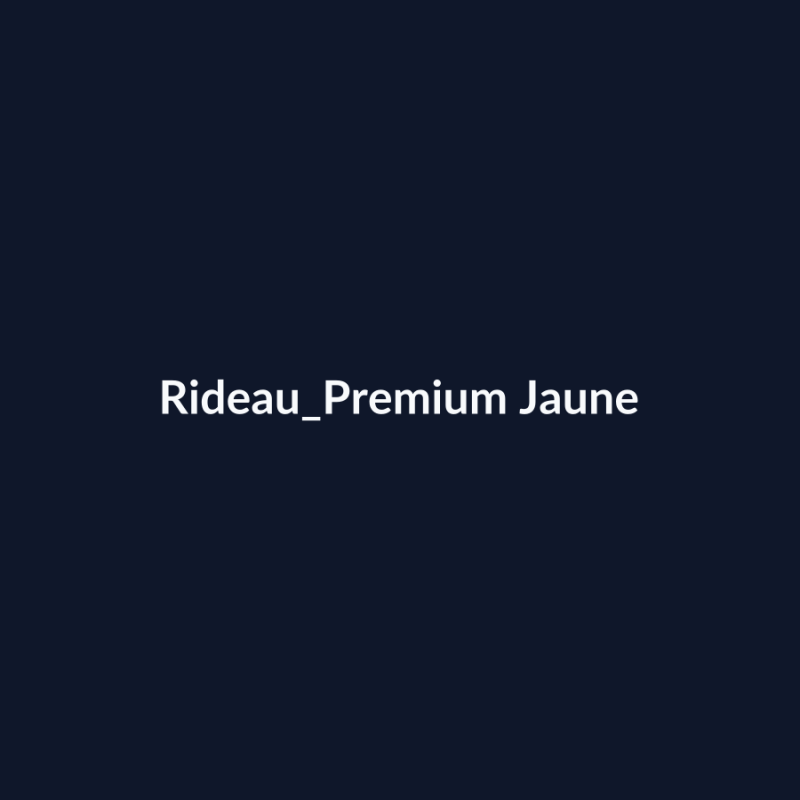 Rideau Premium Jaune fiche