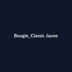 Bougie Classic Jaune fiche