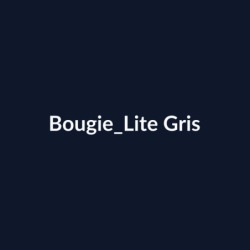 Bougie Lite Gris fiche
