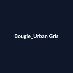 Bougie Urban Gris fiche