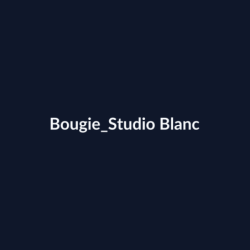 Bougie Studio Blanc fiche