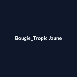 Bougie Tropic Jaune fiche