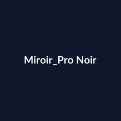 Miroir Pro Noir fiche