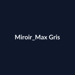 Miroir Max Gris fiche