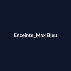 Enceinte Max Bleu fiche