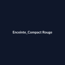 Enceinte Compact Rouge fiche