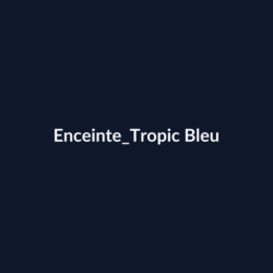 Enceinte Tropic Bleu fiche