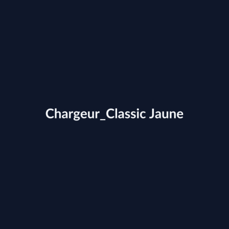 Chargeur Classic Jaune fiche
