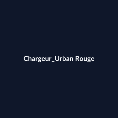 Chargeur Urban Rouge fiche