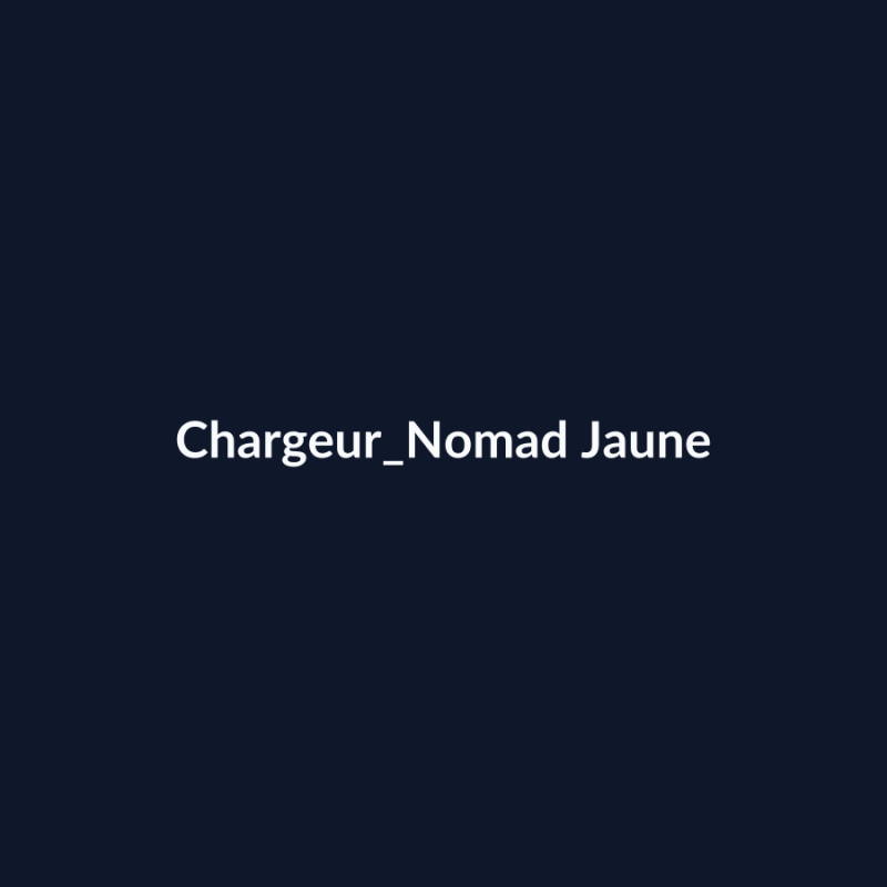 Chargeur Nomad Jaune fiche