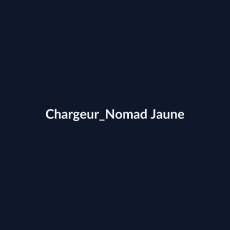Chargeur Nomad Jaune fiche