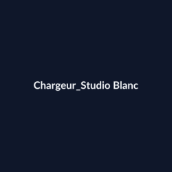 Chargeur Studio Blanc fiche